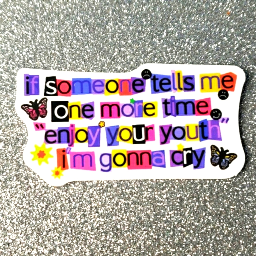 MUSIC Waterproof Sticker Olivia Rodrigo song lyrics